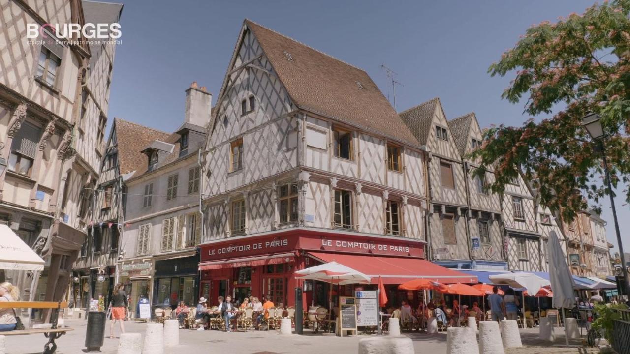 L'Annexe D'Auron, Charmant F2 Au Coeur De Bourges Exterior foto